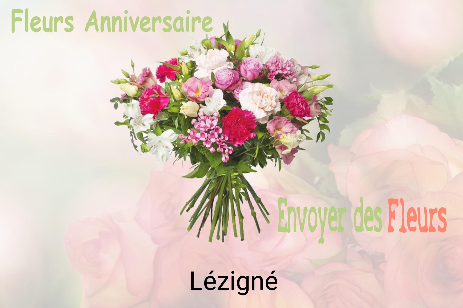 Bouquet de fleurs d’anniversaire livré à Lézigné