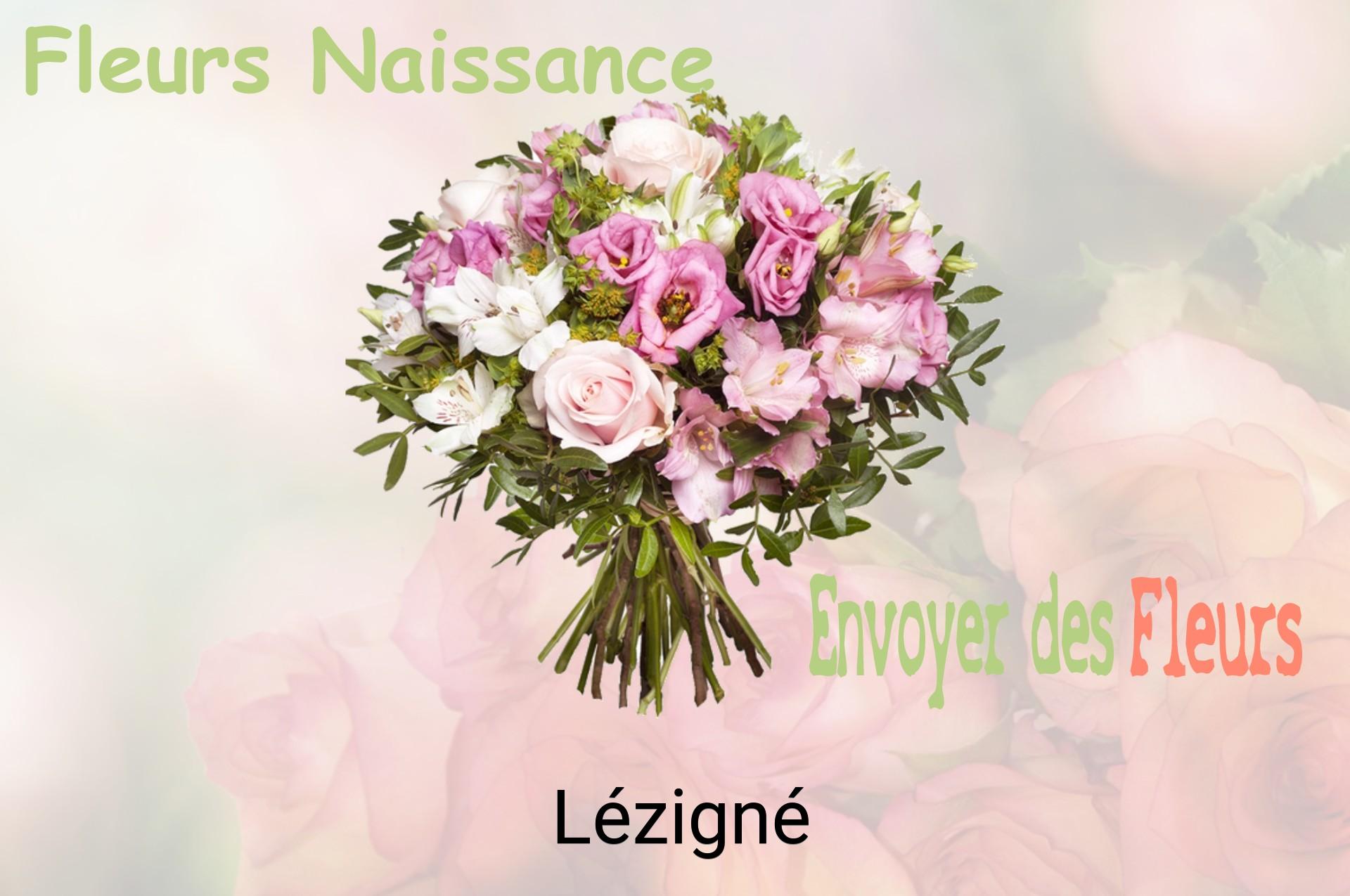 Bouquet de fleurs de naissance livré à Lézigné